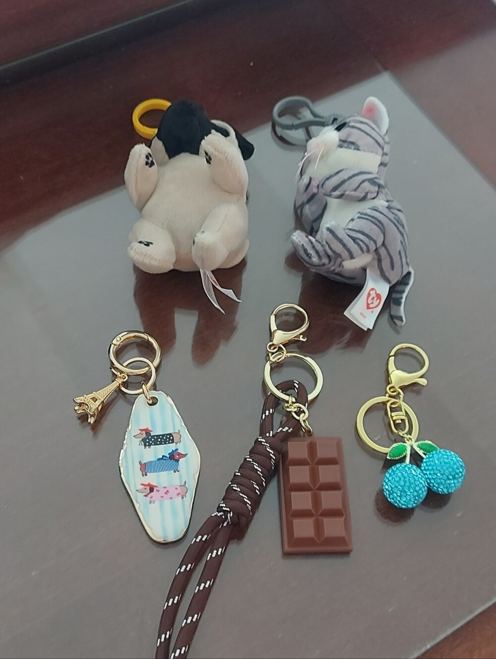Assorted Bag Charms & Keychains